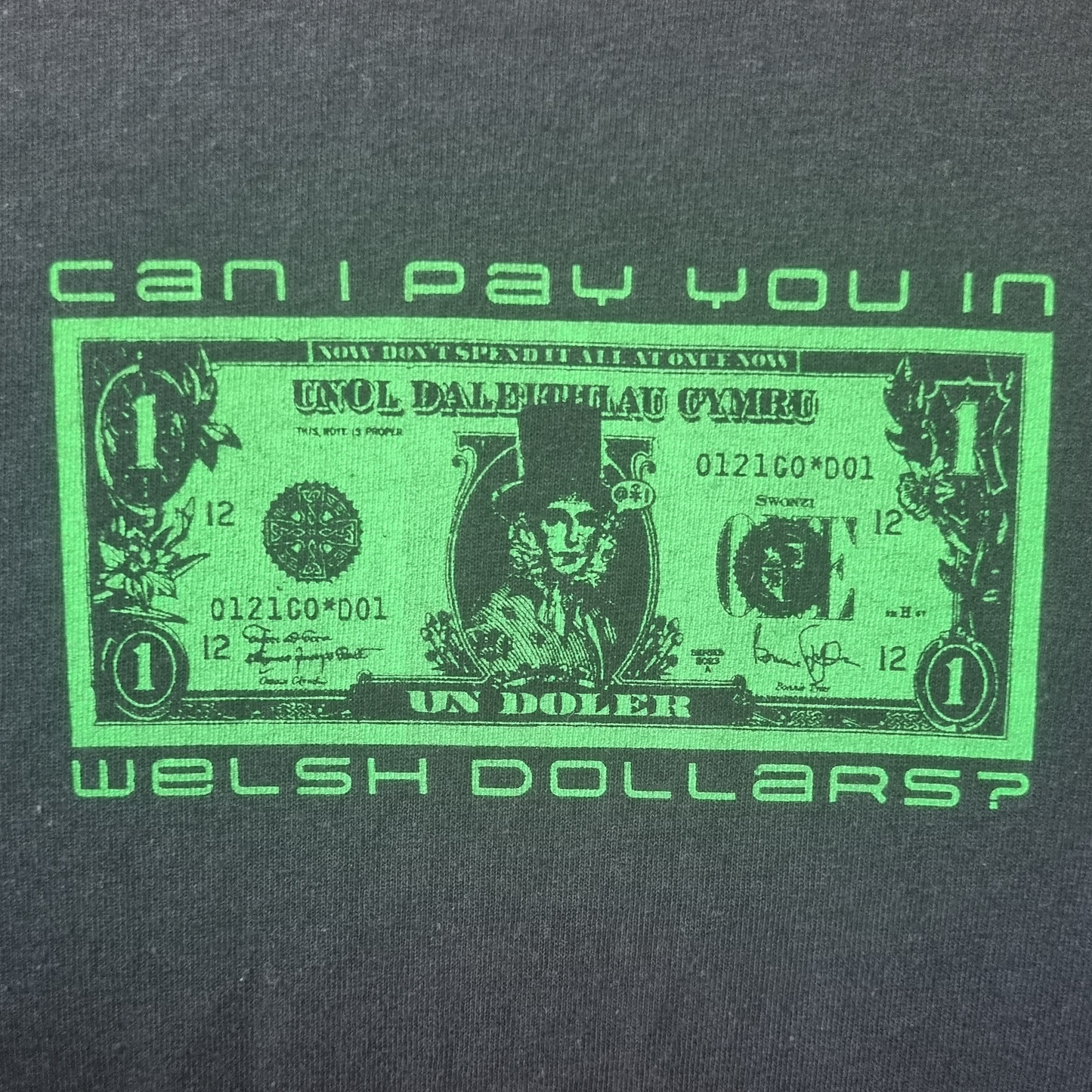 Welsh Dollar Tee - Crop